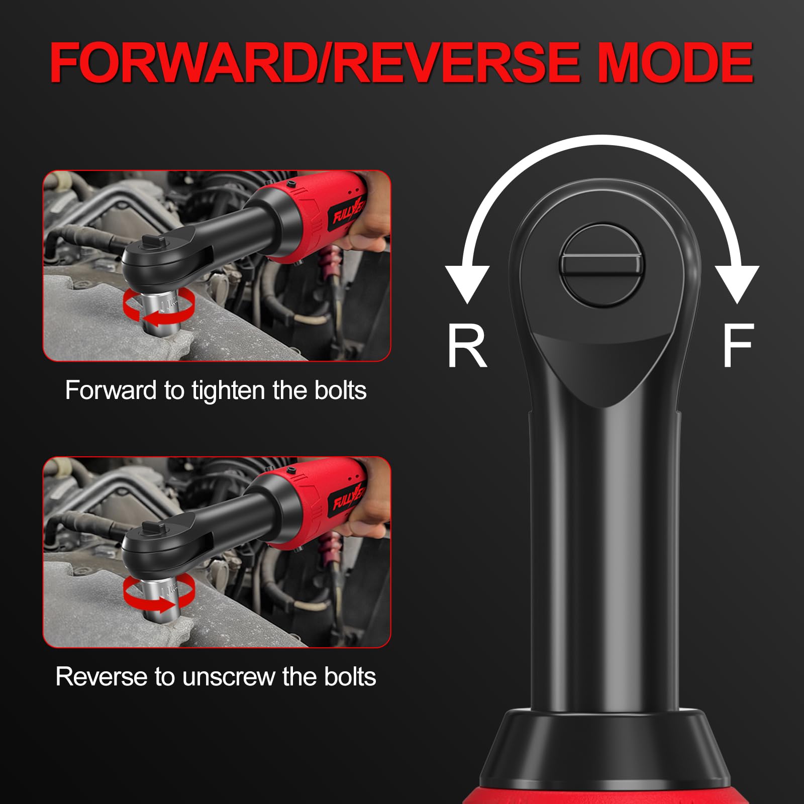 FULLYEA battery power indicator helps plan recharges and reduce downtime.