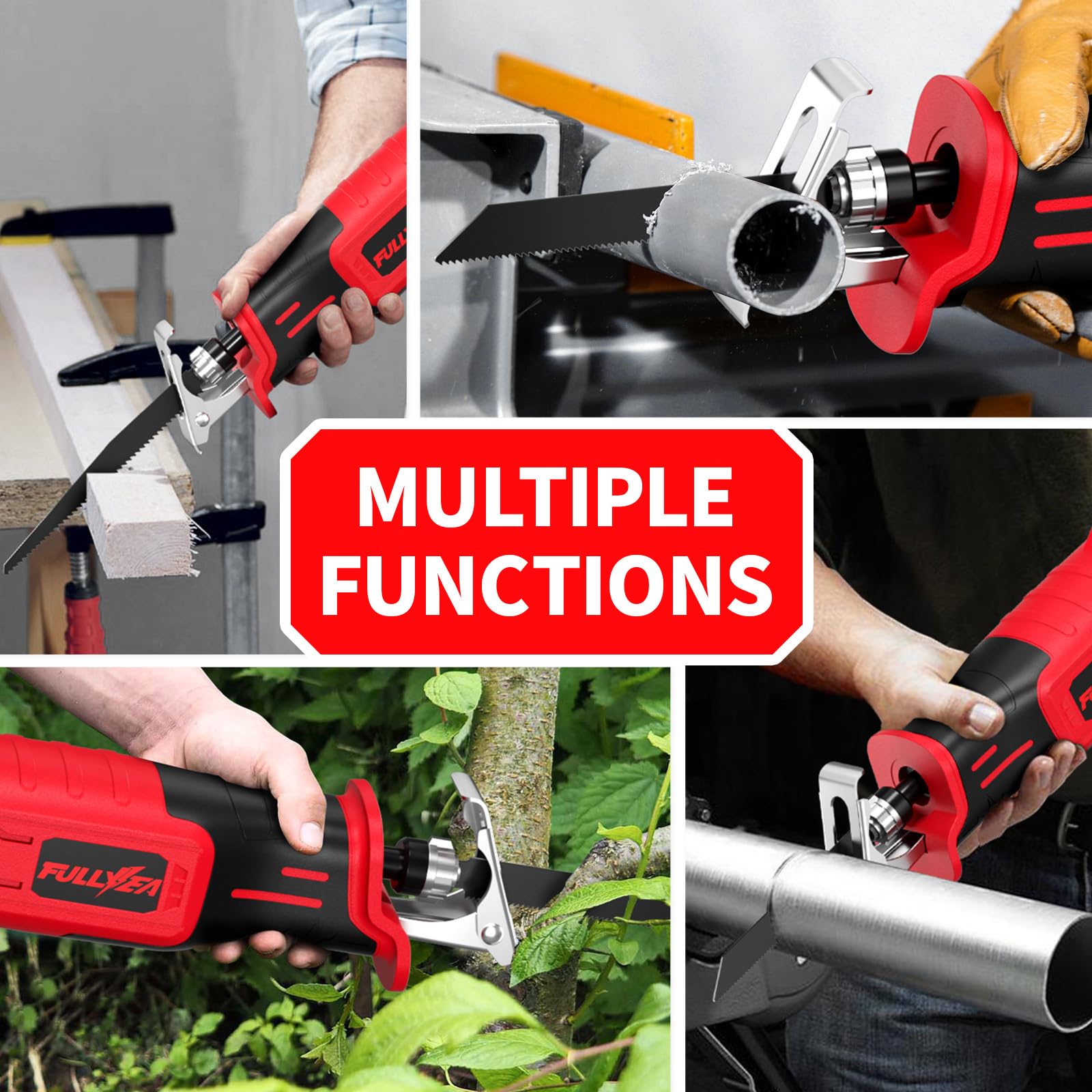 FULLYEA kit with blades and portable case for on-site use