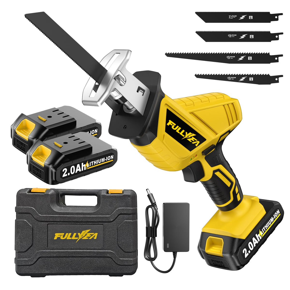 FULLYEA cordless reciprocating saw body for versatile site tasks