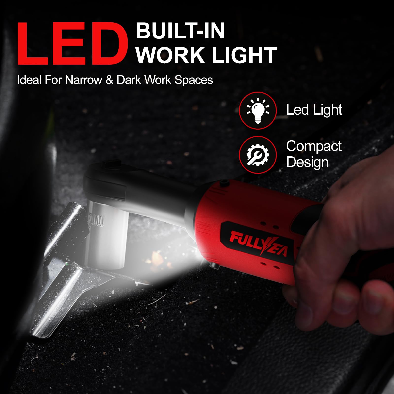 FULLYEA seven-socket set covers common fasteners for quick repairs.