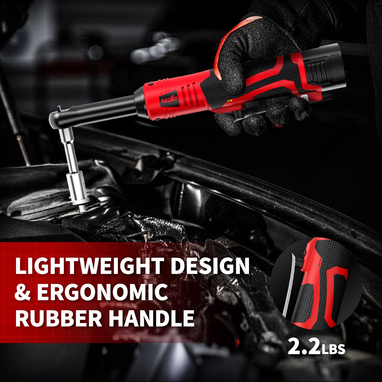 Fullyea seven-socket set included for versatile projects
