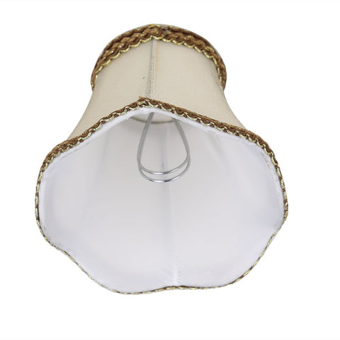 Fuloon clip-on shade ready for candelabra bulbs on a chandelier