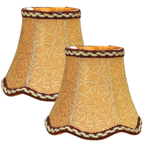 Fuloon coffee mini bell lampshade clip-on upgrades chandeliers with quick, tool-free setup.
