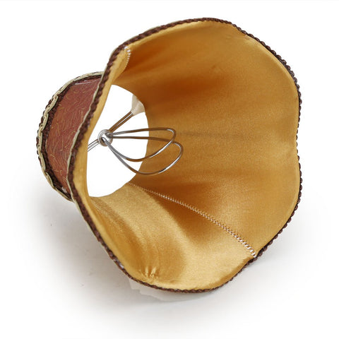 Fuloon fabric-texture lampshade closeup reveals premium cloth and refined craftsmanship.