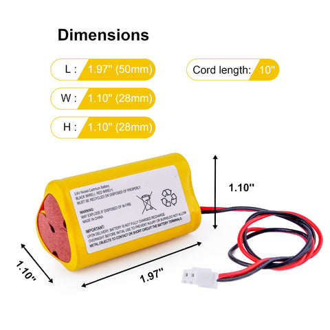 Fulpower five-pack backs up multiple emergency lights.