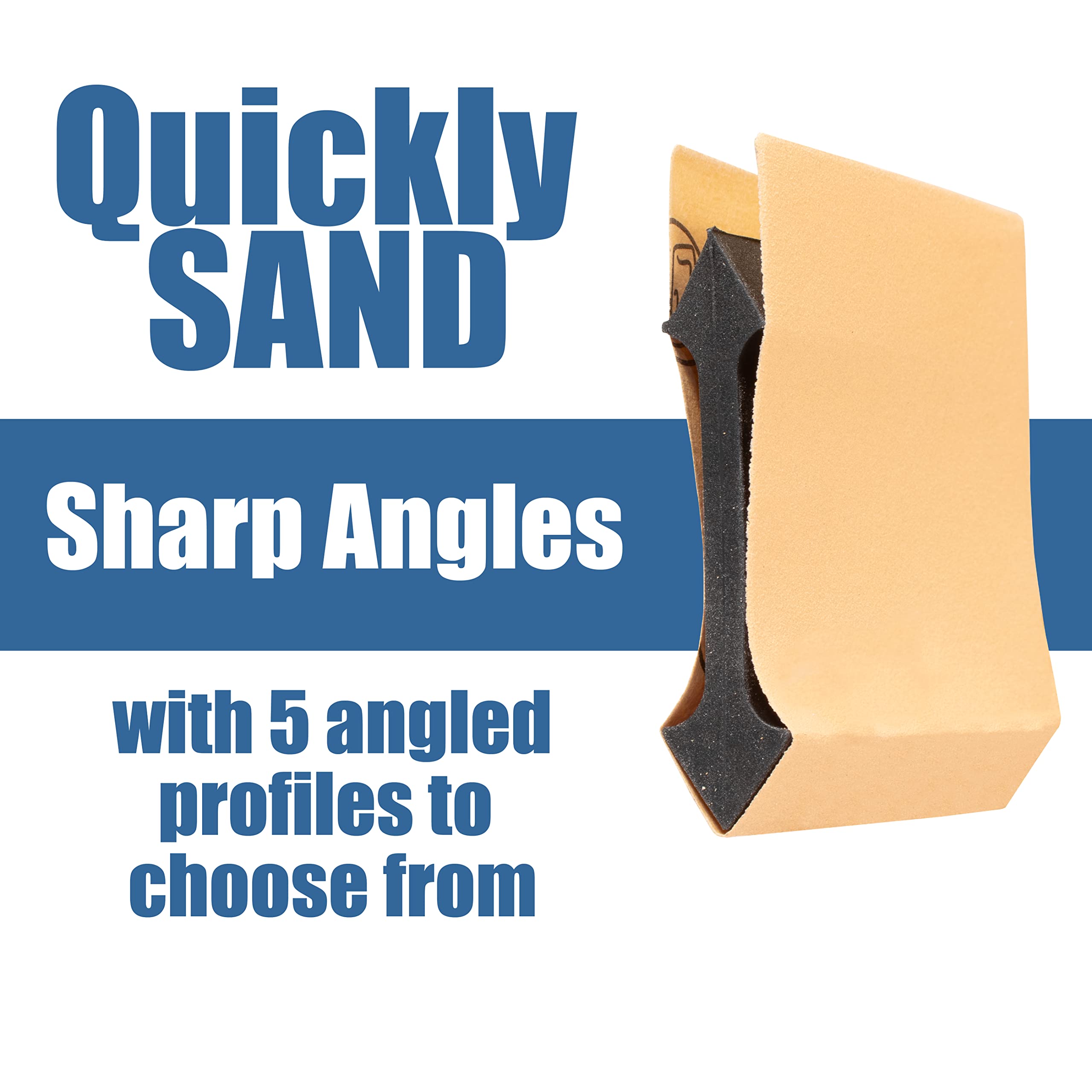 Fulton 21 Profile Sander's convex-concave ends help maintain crisp profiles.