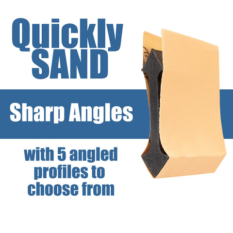 Fulton 21 Profile Sander's convex-concave ends help maintain crisp profiles.