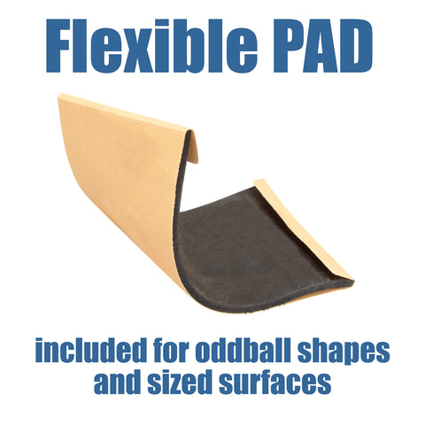 Fulton 21 Profile Sander non-slip pad reduces slippage during use.