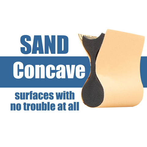 Fulton 21 Profile Sander pre-cut sandpaper saves setup time.