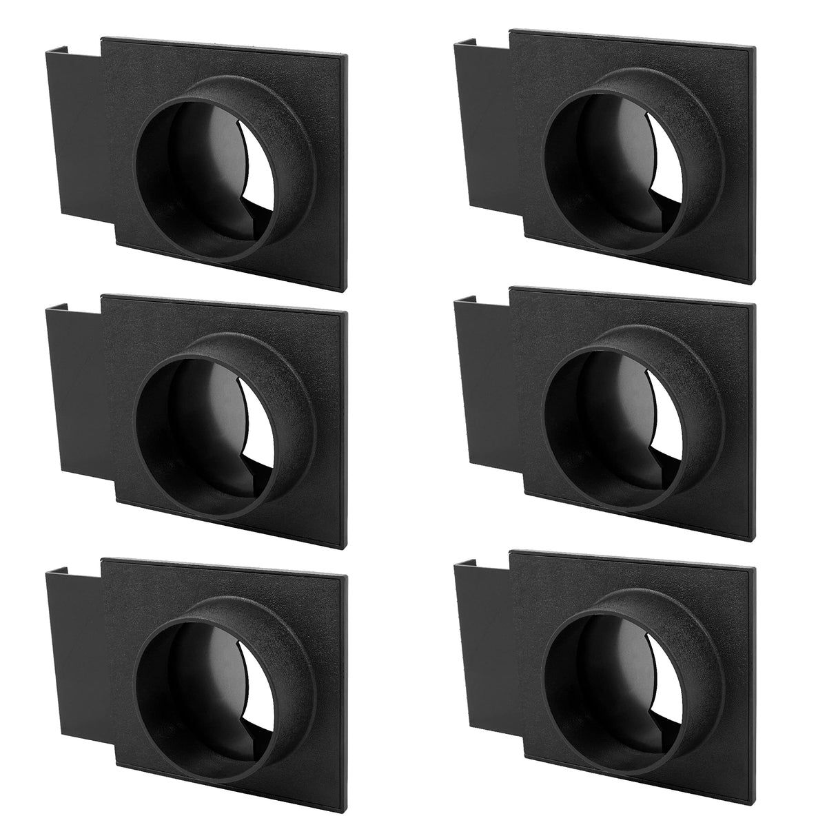 Fulton 4in blast gate double-port front view enhances targeted airflow efficiency