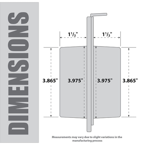Fulton 4in blast gate with built-in stop for reliable closed-position sealing