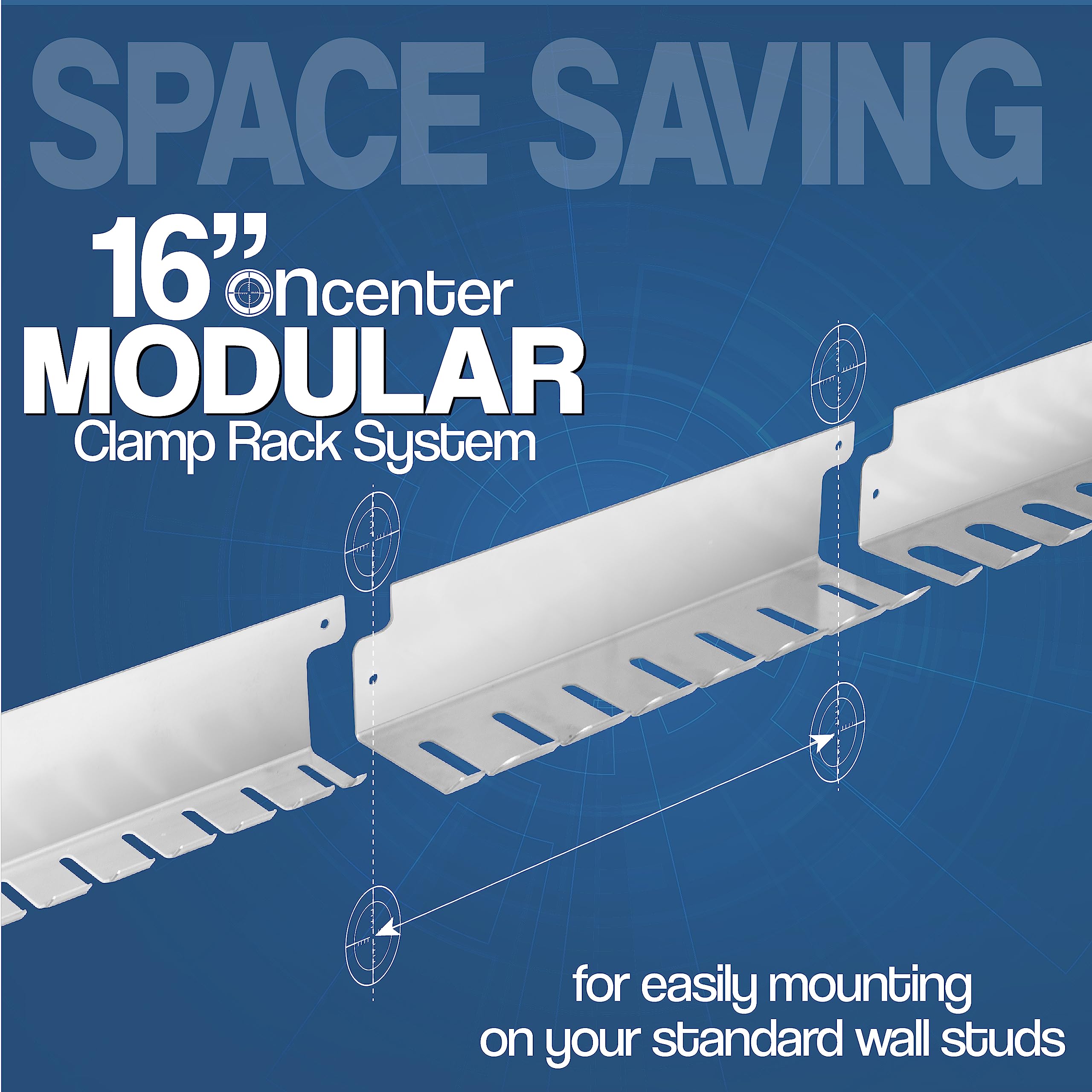Fulton bar/parallel clamp rack layout supports long clamps neatly.