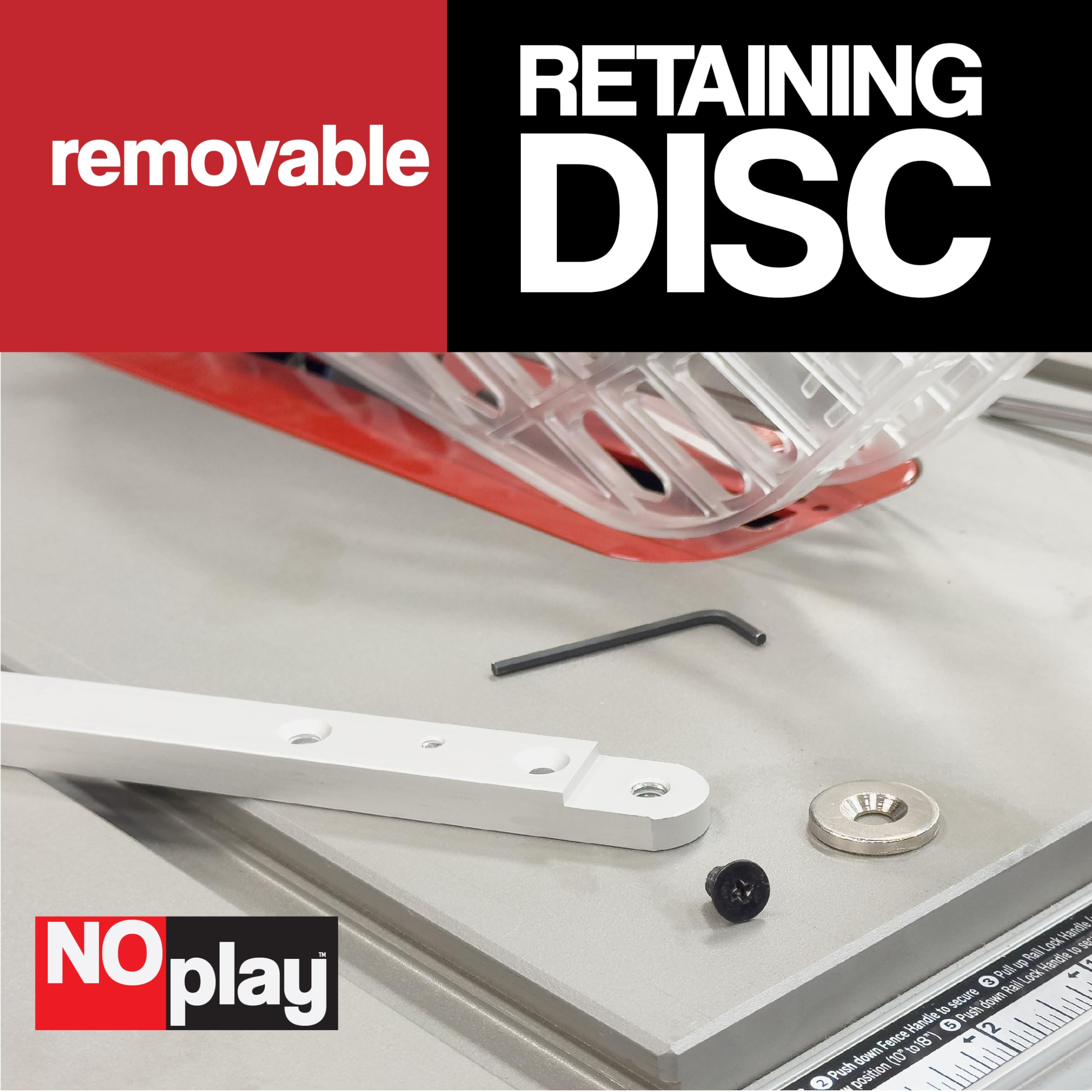 Fulton NoPlay miter bar secure-screws keeping components fixed firmly.