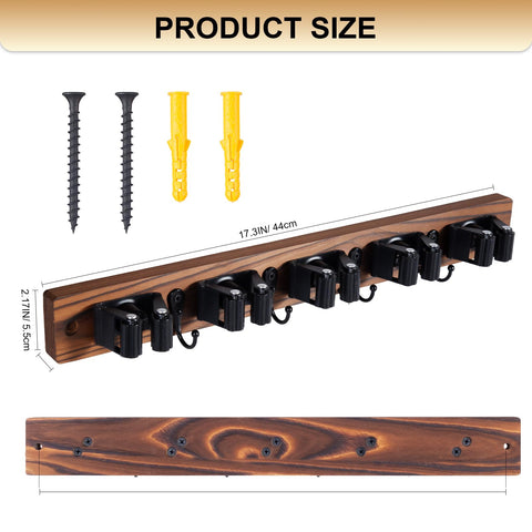 FunCee wall-mounted organizer enhances closet and kitchen organization.