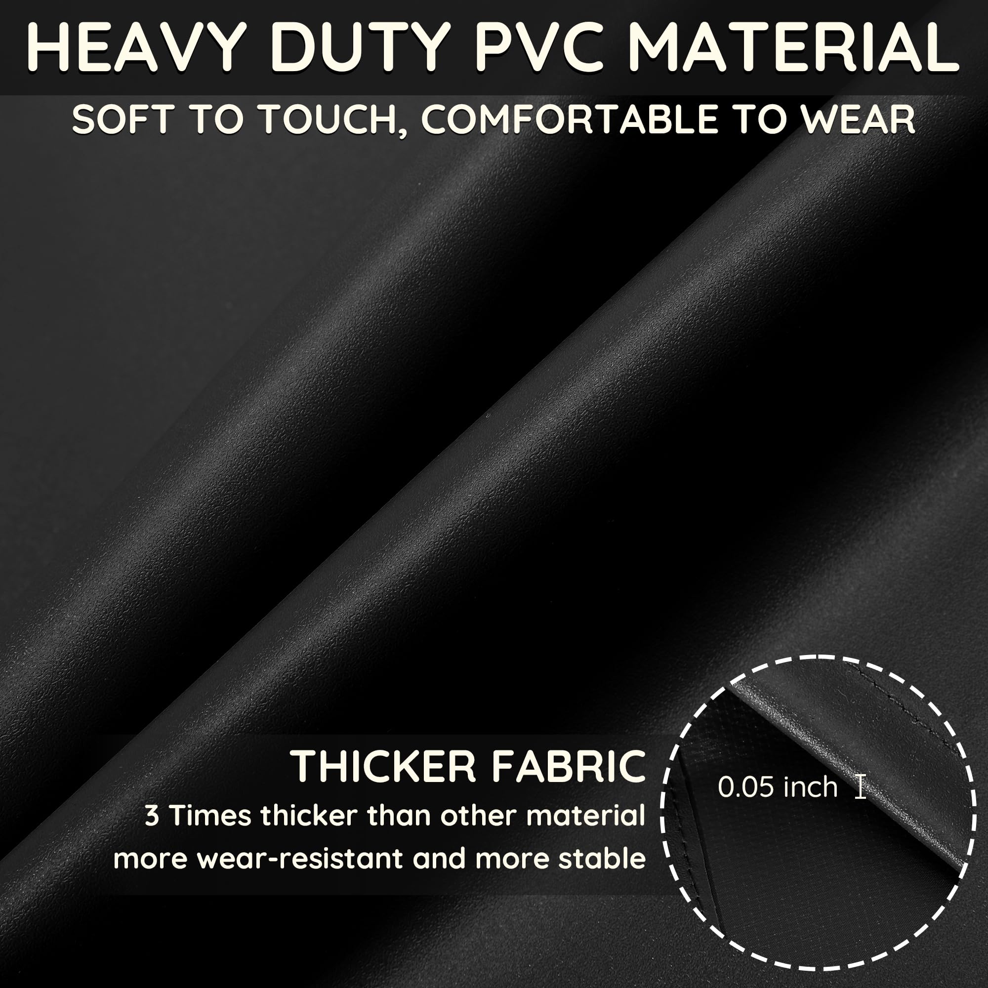 FunChaos thicker rubber apron adjustable neck strap for comfortable wear