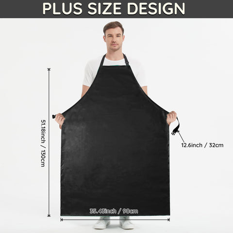 FunChaos thicker rubber apron ideal for dishwashing, gardening, and lab work