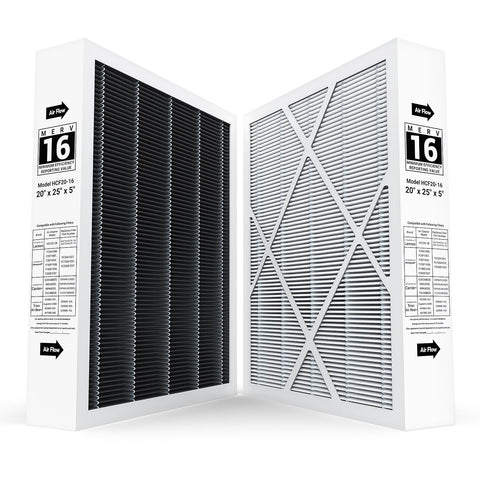 FunGeneTEC 6675 20x25x5 pack for HVAC filtration.