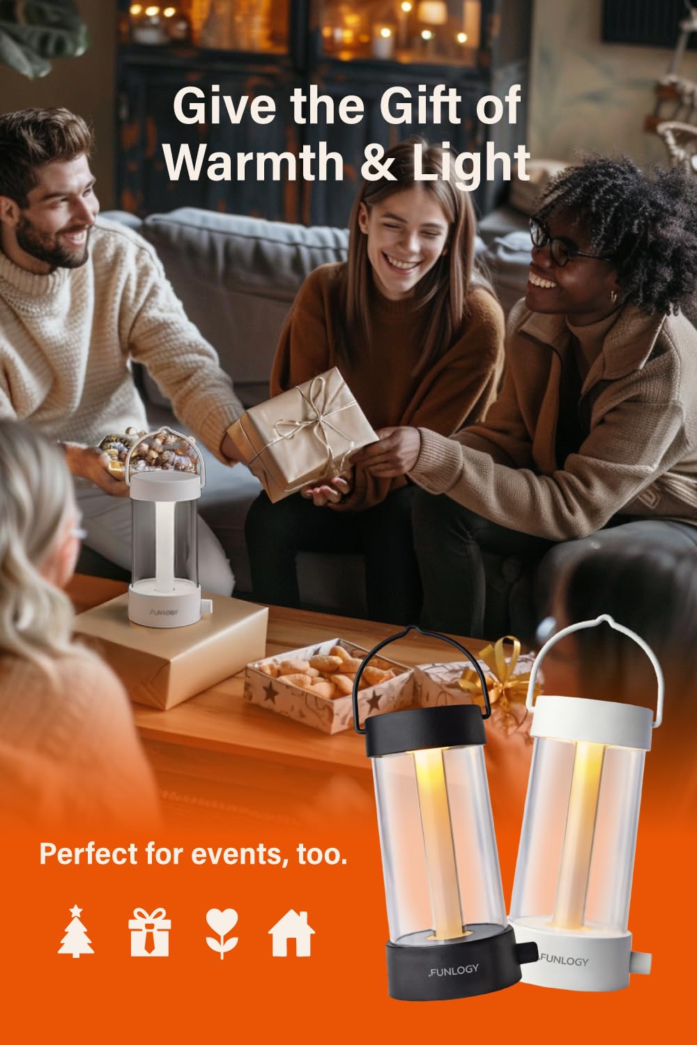 FUNLOGY Lantern great for outdoor use with long battery life
