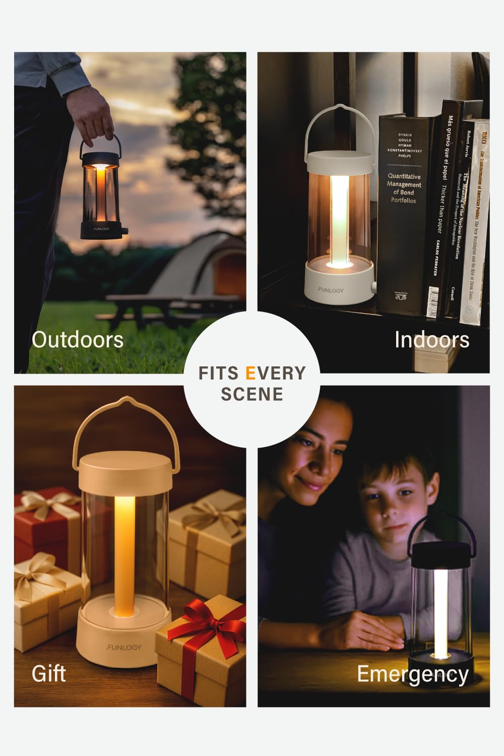 FUNLOGY Lantern high-CRI Ra95 renders true colors for meals and crafts