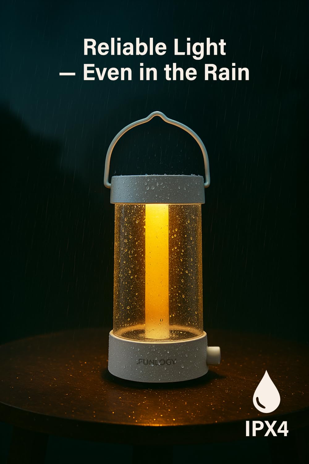 FUNLOGY Lantern vintage matte finish suits indoor and outdoor setups