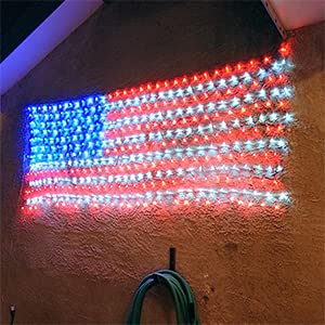 FUNIAO hanging ornaments US flag for versatile display.