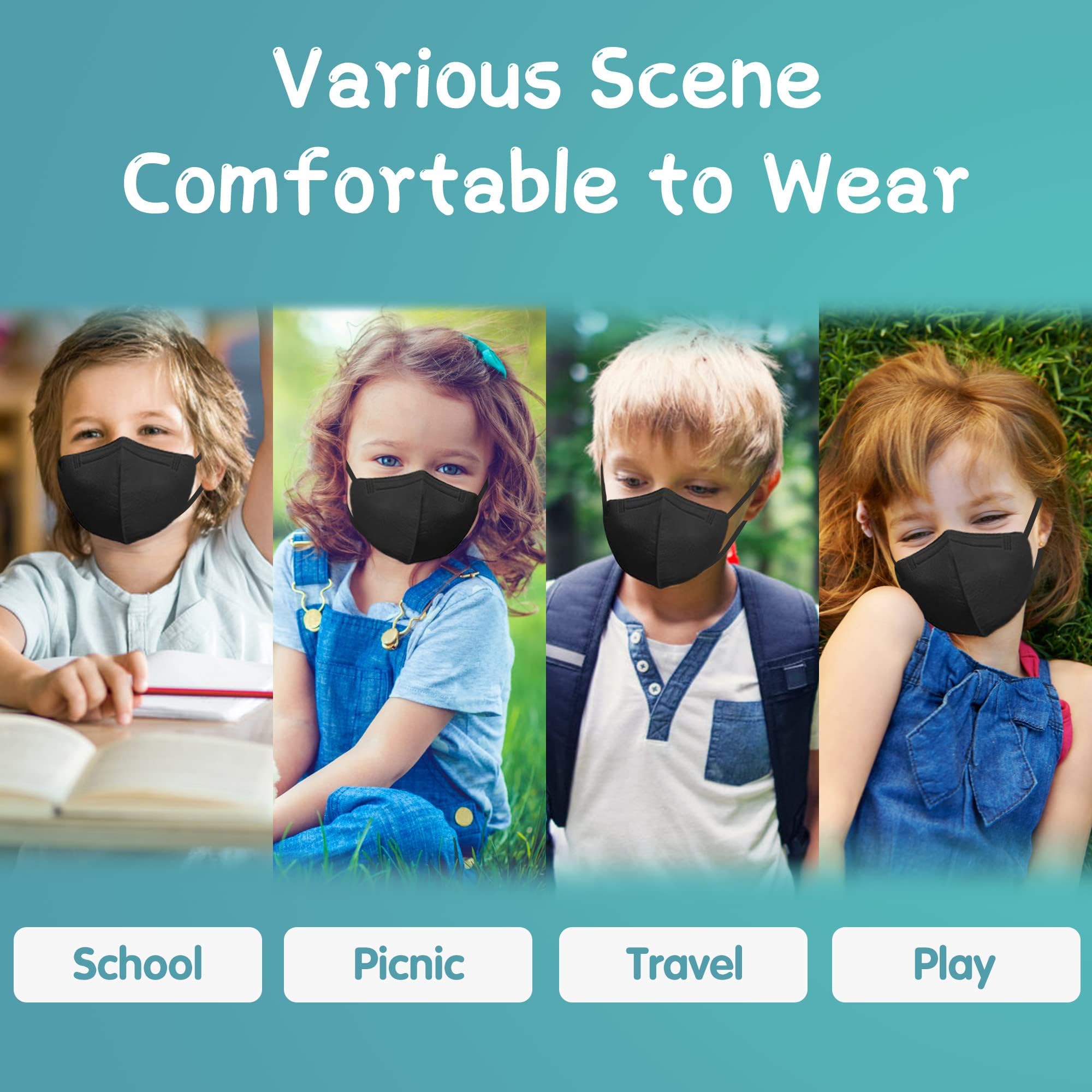 Funight kids KN95 mask half-fold design showcases portability and cleanliness on the go