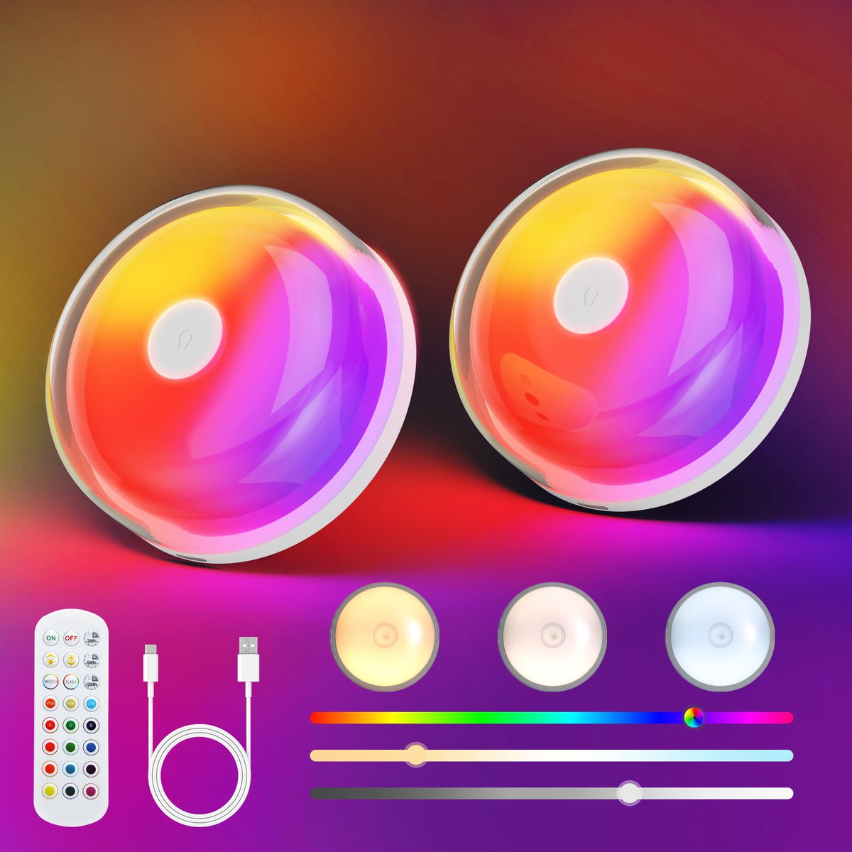 Funlenry shower light offering 15 colors for mood enhancement in the bathroom.
