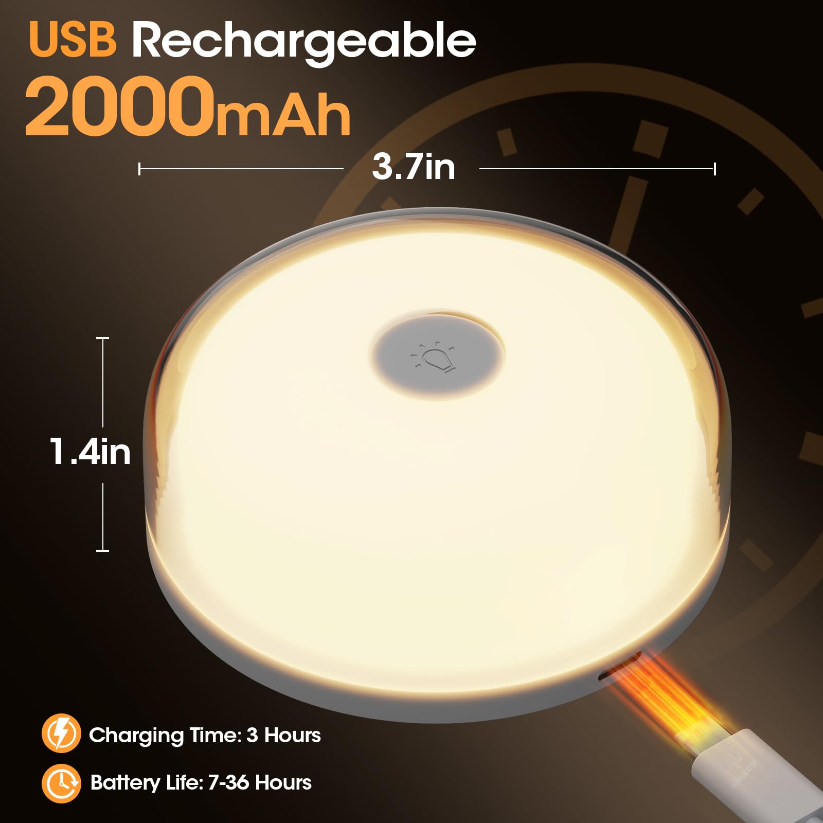 Funlenry shower light timer settings for flexible use in any space.