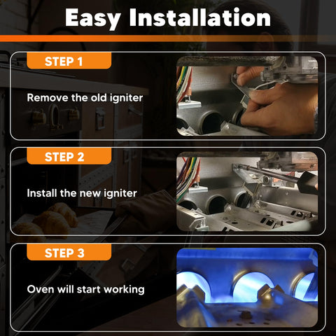 Funmit 62-22868-93 installation ready ignitor being prepared.