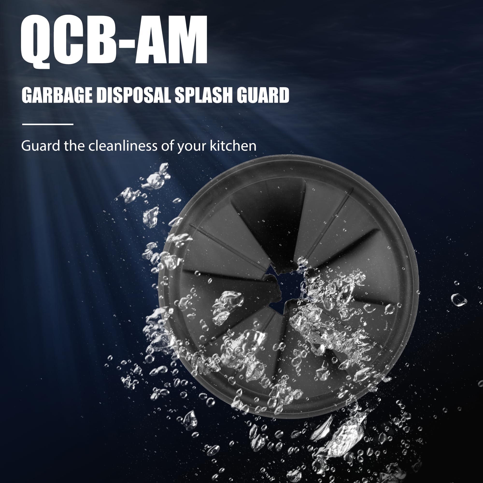 Funmit black guard complements modern sinks and appliances