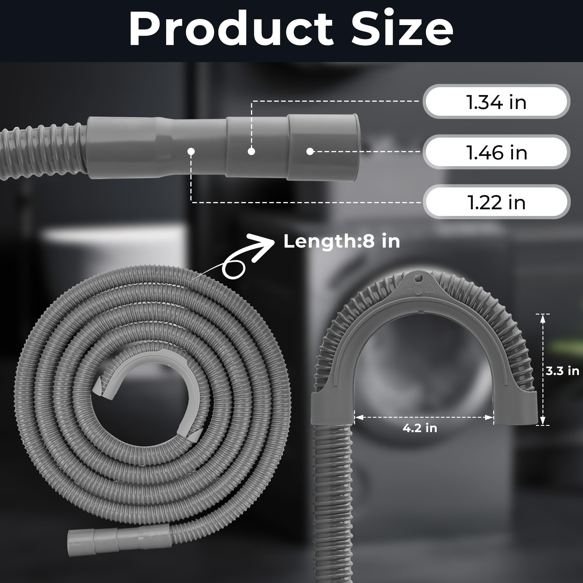 Funmit heavy-duty polypropylene construction for durable drainage.