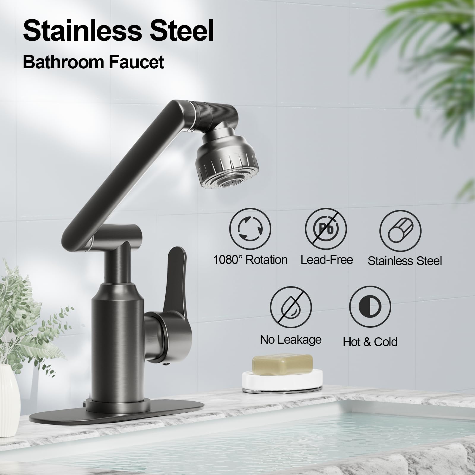 FunnyAir faucet offering two water outlet modes for different tasks