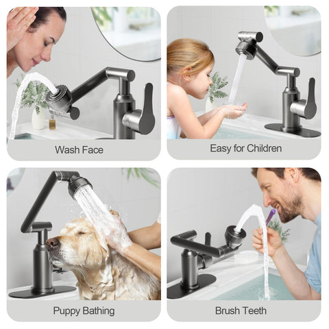 FunnyAir stainless steel faucet with durable finish for daily use