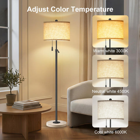 Funnybehom linen shade offers soft, diffused light for cozy bedrooms.