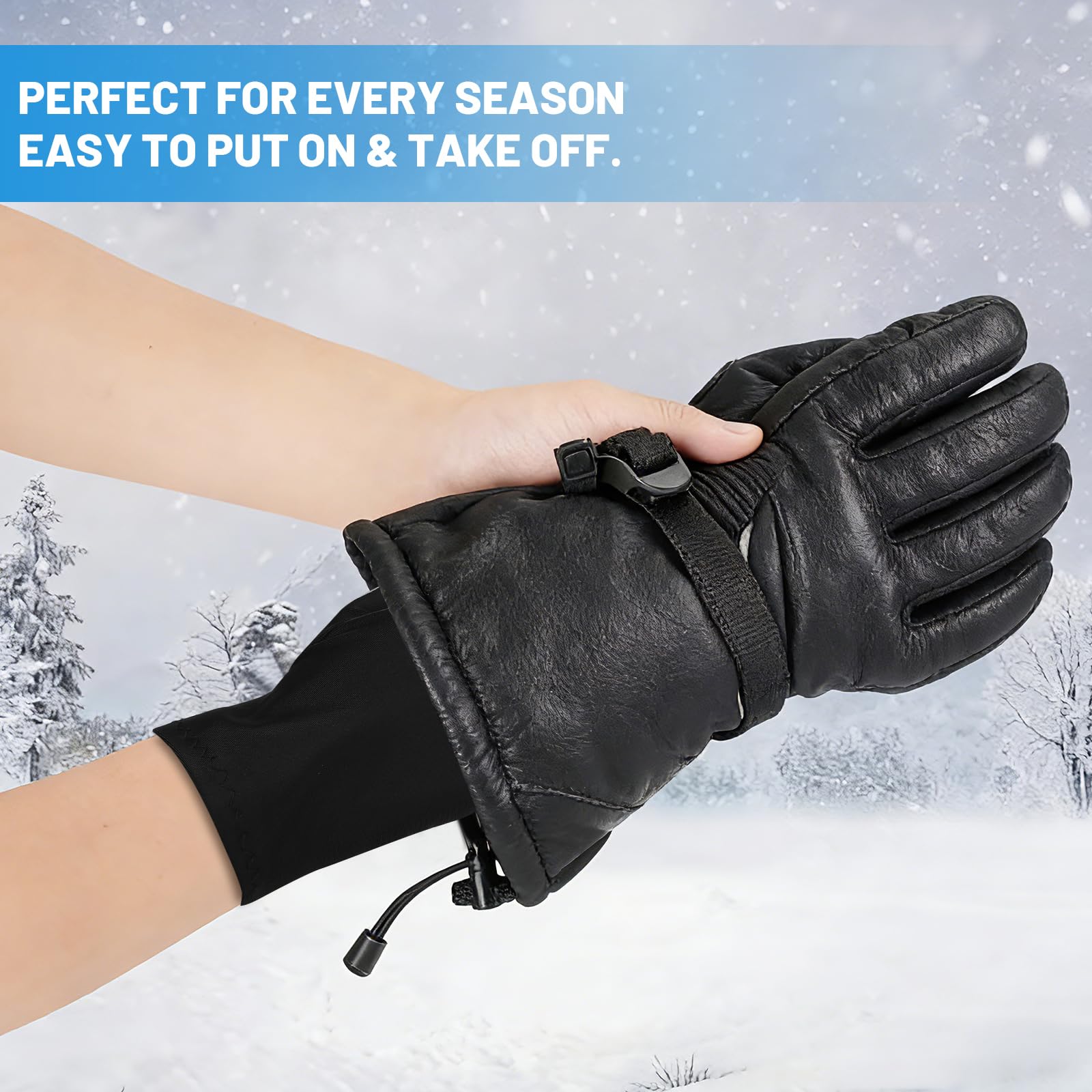 Funnysoft glove liner fabric close-up highlighting soft, stretchy spandex.