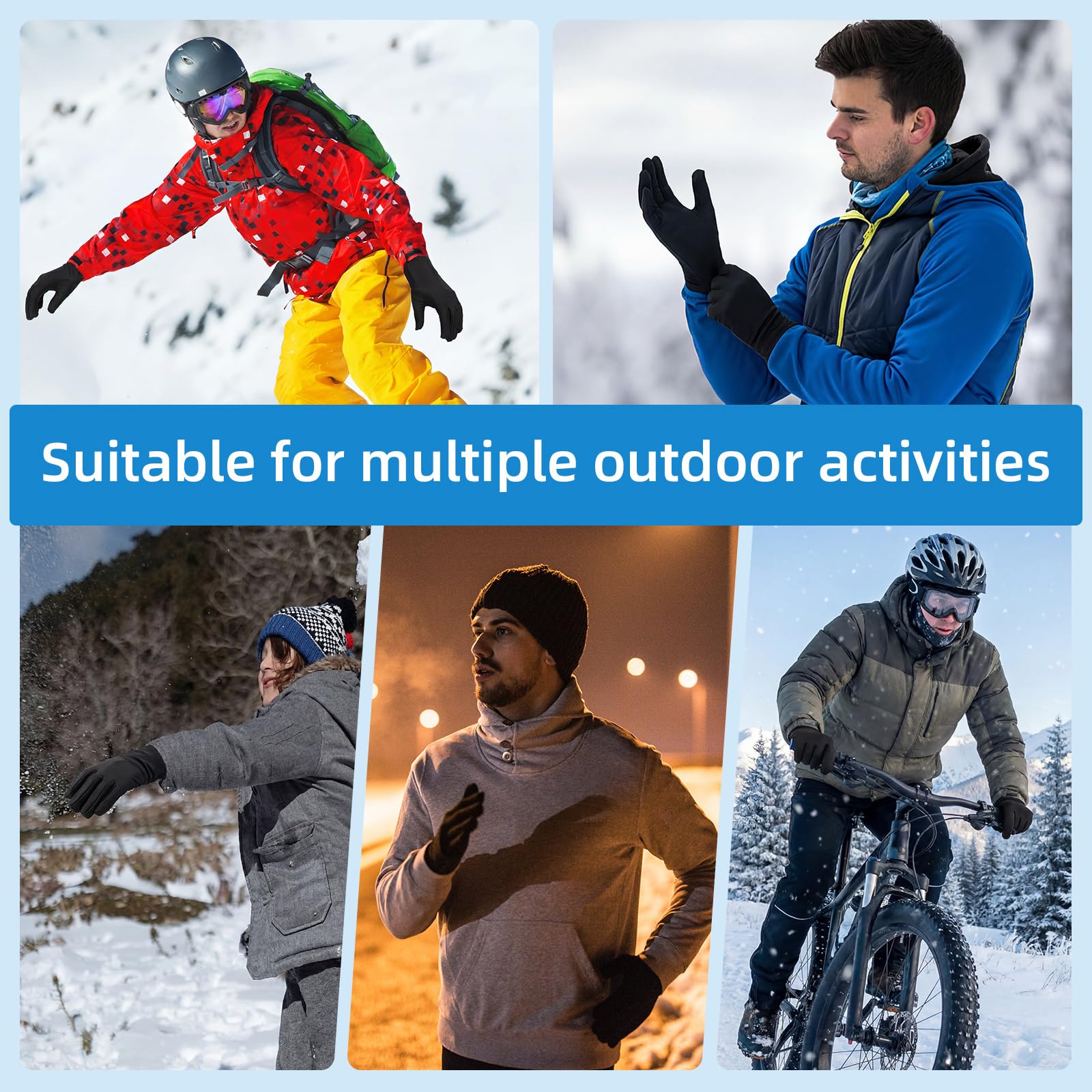 Funnysoft glove liner six-pack offers cost-effective warmth for outdoor adventures.