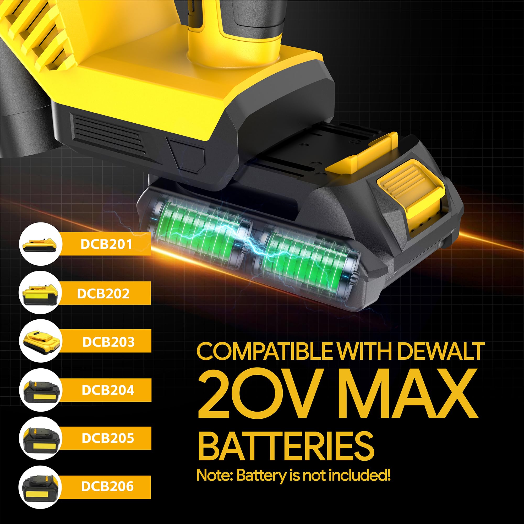 Metal and aluminium capacity up to 2.5 inches