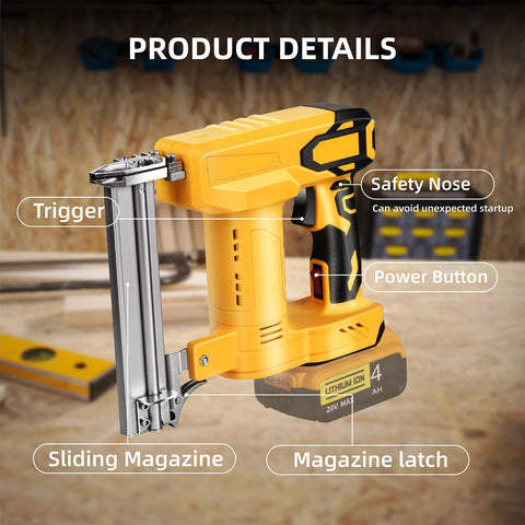 Funnywhale includes 1000 nails and 1000 staples for ready-to-use projects.