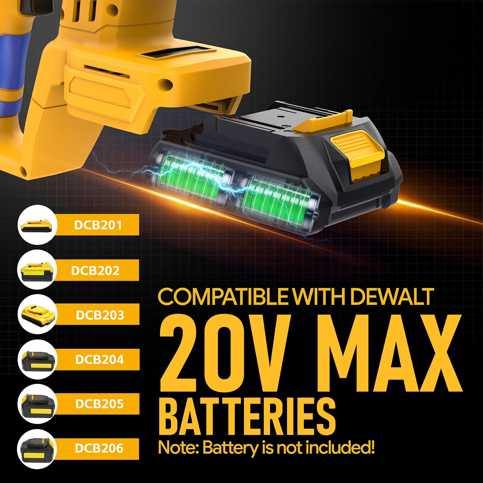 Funnywhale SDS cordless rotary hammer drill mode selector highlights four functions