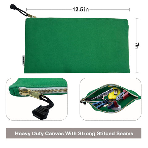 FunOwlet canvas tool bag yellow offers roomy capacity for tools and accessories.