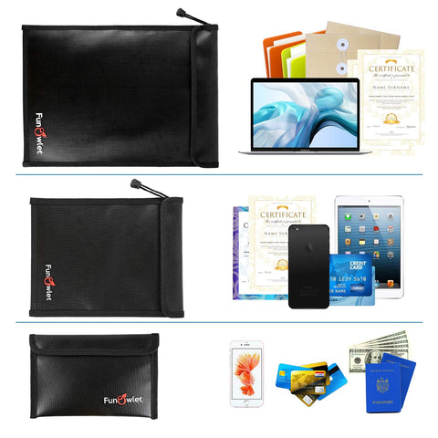 FunOwlet safekeeping setup for documents and cash at home or office
