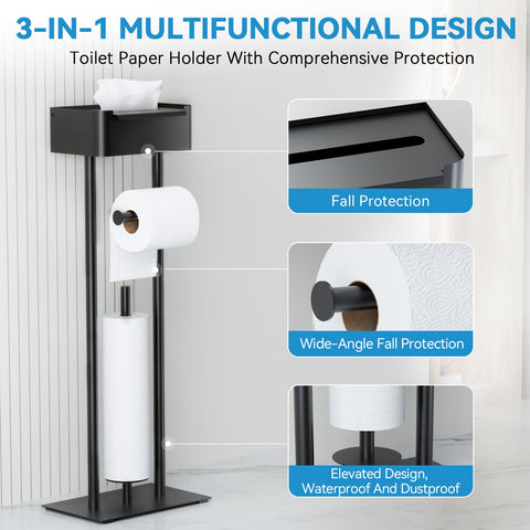 FUNPALA four-roll capacity prevents frequent refills and clutter.