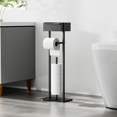 FUNPALA matte-black finish adds subtle elegance to bathrooms.