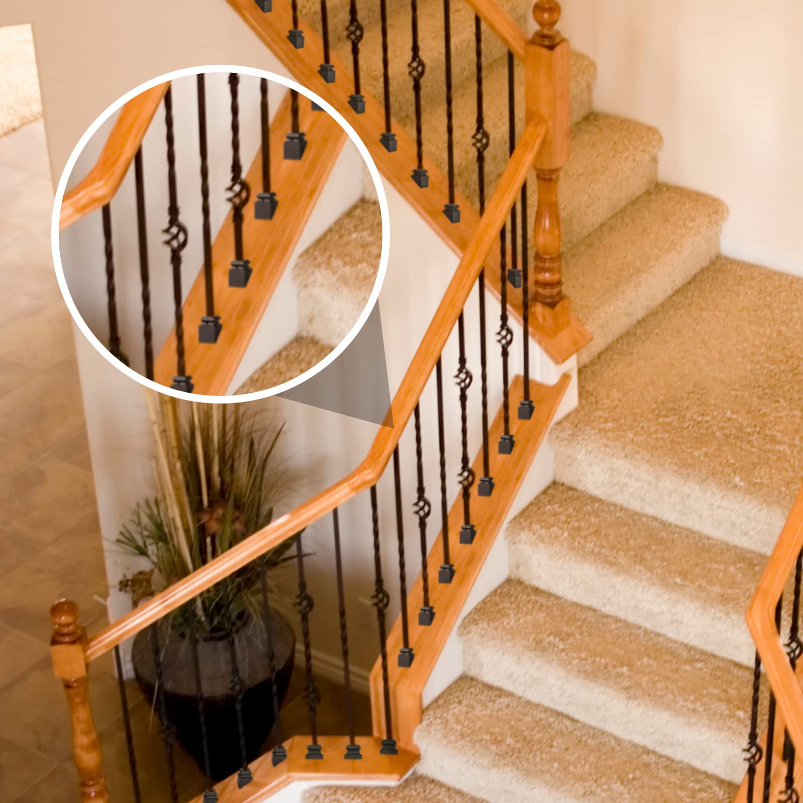 Funrous 24-pack baluster shoes offer abundant replacements.