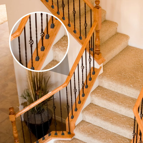Funrous 24-pack baluster shoes offer abundant replacements.
