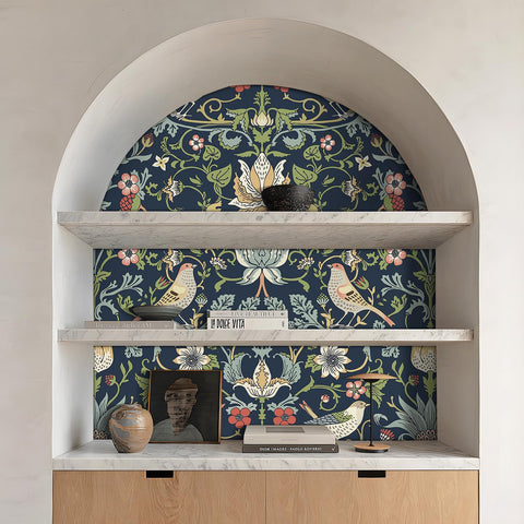 FunStick removable wallpaper showing clean removal from wall surface