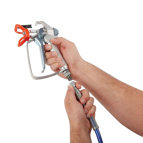 End fittings with 1/4 inch female swivel-nut and spring guards on FUNTECK hose