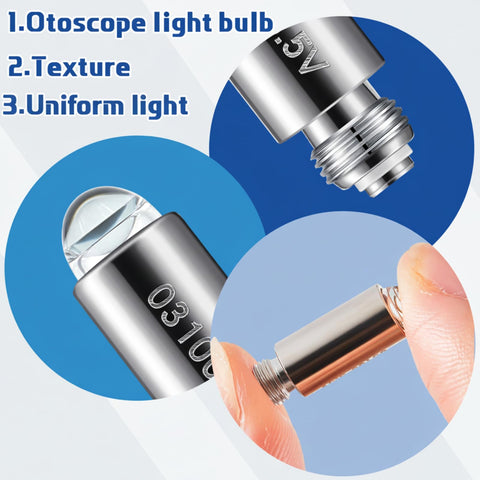 Funtery otoscope light 03100-U three point five volts for clear checks