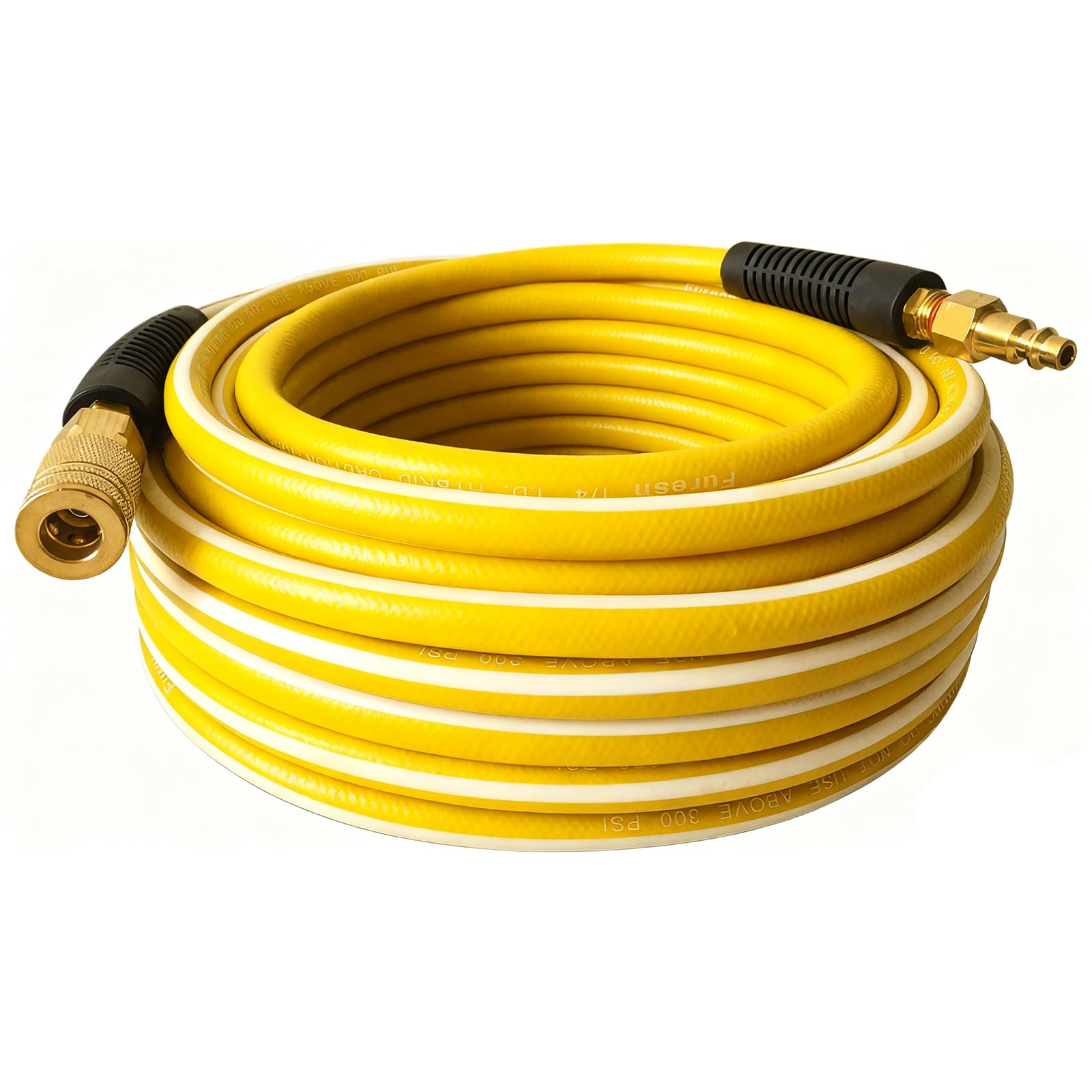 Furesn air hose 1/4in 50ft heavy-duty design for reliable tool startup