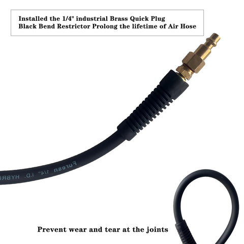 Furesn air hose remains flexible in extreme temperatures for year-round use.